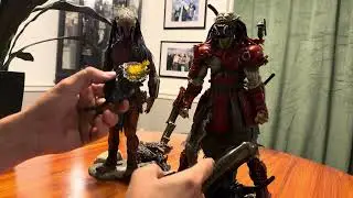 Hot toys, predators and me talking about the battle damage feral predator