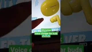 Micromax New AIRFUNK 1 voice changer Ear buds #shorts #earphones #change #new