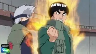 Might Guy funny moment with Kakashi in Hindi || Naruto Season 2 in Hindi