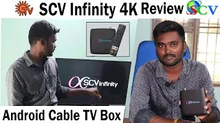 SCV Infinity 4K Android Cable TV Settop Box Review | ANBU TECH