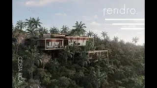 Beach House in Costa Rica / 3d Architectural Animation