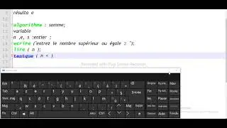 interrogatin dans algorithme - exercice 1 (darija)