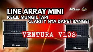 SMALL LINE ARRAY FROM SPL AUDIO BUT THE CLARITY IS REALLY FEELING 🤩 LINE ARRAY VENTURA V10S😃