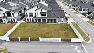 Corner lot 2 storey Semi-D Hevea Elmina Garden huge square land size for sale