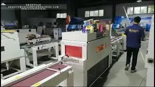 Solid bar aluminum profile shrink wrap machine