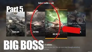 Playing the BIG BOSS game mode in WoTB [World of Tanks Blitz] gameplay part 5