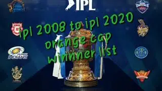 orange cap winners list