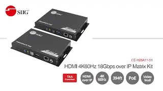 CE H28A11 S1 HDMI 4K60Hz 18Gbps over IP Matrix Kit (demo)