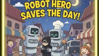 Beep-boop robot hero saves the day #youtubevideo#cartoon#animation 
