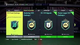 TOTS Flash Challenge 1 SBC FIFA 22