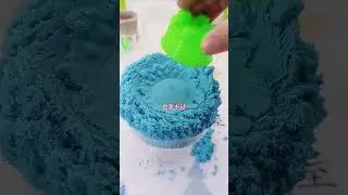 Satisfying Kinetic Sand Cutting #shorts #satisfying #kineticsand #cutting #kineticsandcutting