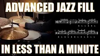 Jazz Fill in less than a Minute  - Daily Drum Lesson