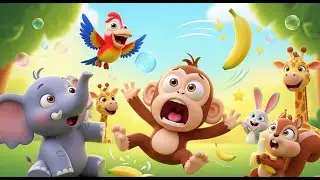 पेटू बंदर 🍌😂 | Funny Monkey Song | Hindi Nursery Rhymes | Kids Cartoon