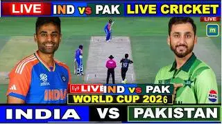 🔴India vs Pakistan LIVE T20 World Cup 2026 LIVE: India vs Pakistan LIVE Score | IND vs PAK LIVE