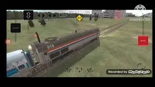 jogando train & Rail yard simulator: Transportando Cargas e Passageiros