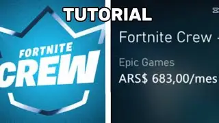 FORTNITE CREW A SOLO 683 PESOS ARGENTINOS -  Tutorial