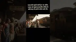Bori Bunder to Thane: India की पहली ट्रेन का इतिहास  | Modern India History #history #upsc