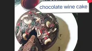 Christmas special Chocolate wine cake 🍰🎂#viral #food #trending #recipe 
