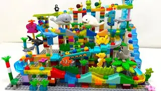 Epic LEGO DUPLO Marble Showdown: Ultimate Sea Animal Arena Race Battle! Compilation #6