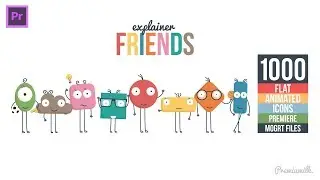 Explainer Friends Essential Graphics Mogrt  (Premiere Pro)