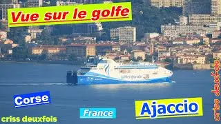 Corse ; Ajaccio ; Vue sur Le Golfe ; Piana ; Ferry ; France