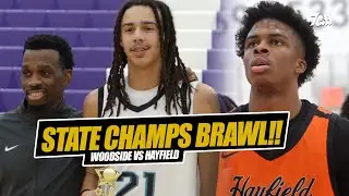 Two Former State Champs Teams BRAWL in HoopFest!! Woodside vs Hayfield