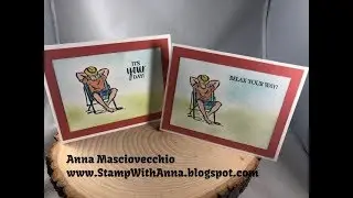 Stampin Up A  Good Man Easy Peasy Card!