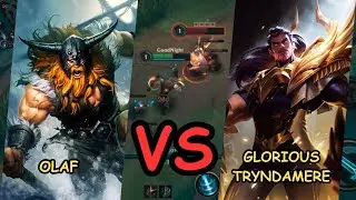 Olaf VS Glorious Tryndamere Top Lane Match Up Gameplay