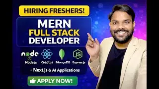 MERN Full Stack Developer Hiring | Freshers | Node React MongoDB | Next.js & AI