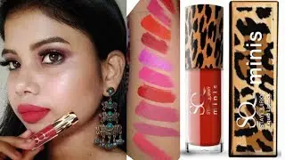 STAY QUIRKY MINI LIQUID LIPSTICKS REVIEW💄 & HAND & LIP SWATCHES 💋 //OwnStyle - Shree