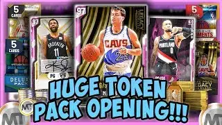 NBA2K20 CRAZY TOKEN MARKET PACK OPENING!!! WE PULLED A PD - SO MANY PACKS - ARE THEY WORTH IT???