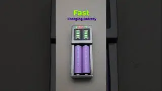 DIY-18650 Li-ion Battery Charger - Using PVC Pipe #shorts