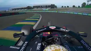 F1 2021 Red Bull RB16B at Interlagos onboard lap