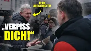 Feige N*ZIS GREIFEN Mich In Dresden AN! 💀