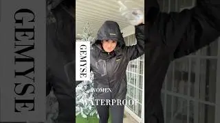 GEMYSE Women's Ski Snow Jacket Warm Winter Waterproof Coat Snowboard Rain Jacket