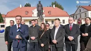 Konfederacja wspiera budowę pomnika Romana Dmowskiego w Białymstoku