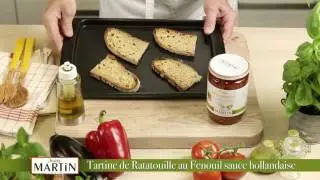 JEAN MARTIN TARTINE DE FINE RATATOUILLE AU FENOUIL