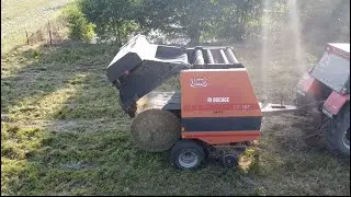 Ostatnie bale w tym roku sianokosy 2025 zetor 8145 Ursus c 330 