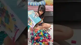 SQUARE BUILDING BLOCKS | KKV | KAWAII AESTHETIC | HILDAXKEIKO #shorts