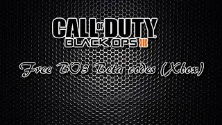 Free BO3 Beta Codes For Xbox One! (Black Ops 3 Multiplayer Beta)