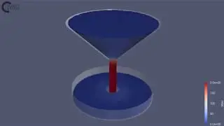 Chrono::Granular - Mass Flow Rate from a Hopper