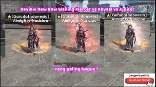 Review Wailing Piercer vs Abysal vs Jupiter | Atlantica Online Valofe..!