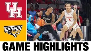 #2 Houston vs Towson Highlights | Men's Basketball | College Basketball 2025