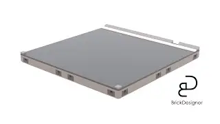 LEGO MOC - Road Part (Simple T Junction)
