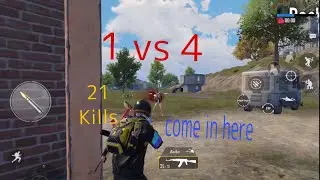 1vs4 brute force push stupid and the end pubgmobile #iMoGaming