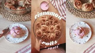 CINNAMON ROSES (rollitos de canela) sin gluten y menos az&uacute;car l mindful baking 01
