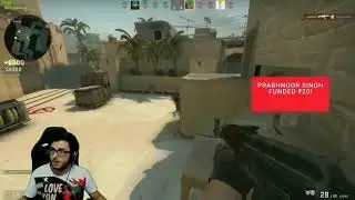 CARRYMINATI OPINIONS ON SHROUD| PUBLIC REACTION ON TRIGGER |CARRY PLAYING CSGO ft. GAREEB| highlight