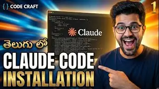 Claude Code Telugu Tutorial 🤖 | క్లాడ్ కోడ్ అంటే ఏమిటి? (Complete Setup)