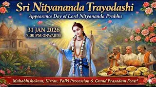 LIVE || Sri Nityananda Trayodashi Celebration 2026 | # hkmbhilai #iskconbhilai