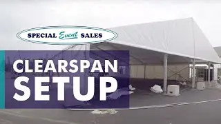 Clearspan Tent Setup